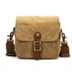 thumbnail image 4 of Lienzo SLR Cámara Bolsa Mini Solo Bolsas de Mensajero Impermeable Resistente Al Desgaste Hombro Fotografía Mochilas Caqui, 4 of 5