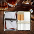thumbnail image 5 of Versatile Card & Cash Case, 2026 New Vintage Style Metal Cigarette Case with Easy Snap, Waterproof & Durable Card Box for Credit Cards Cash Id Business Cards, 5 of 6