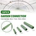 thumbnail image 3 of 10/20 Pcs Garden Stakes Connecting Pipe Vines Climbing port Connec Prof, 3 of 8