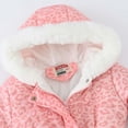 thumbnail image 4 of ATOGUTA Kids Winter Hooded Puffer Jackets Coats Kids Parka Outwear Warm Puffer Hooded Jacket Pink, Size 4T-12, 4 of 4