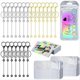 thumbnail image 1 of Juego de 63 llaveros con cuentas, colgantes reutilizables, kit de suministros para hacer joyas DIY, 1 of 4
