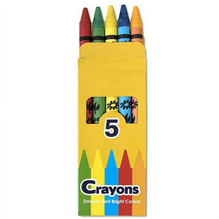 Trail maker Crayons Bulk 100 Box Set, 20 Colors Per Box, Bulk