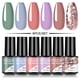 thumbnail image 2 of ROSALIND 7ML 4/6 Uds. Juego de esmaltes de uñas en Gel, juegos de uñas con purpurina para manicura, juego de esmaltes de uñas semipermanentes UV coloridos para Maincure Tan Jianjun unisex, 2 of 2