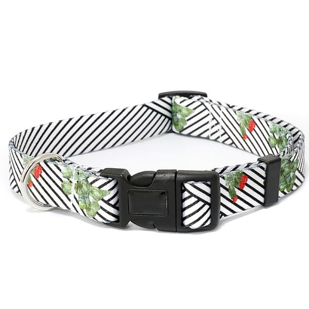 Los collares para perros con temática animal están hechos de tela de sarga suave.