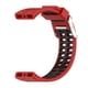 thumbnail image 4 of Sywqhk Correa de reloj de silicona para correa de muñeca de repuesto Polar V800 (rojo negro), 4 of 9