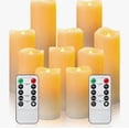 thumbnail image 1 of 10 Velas Eléctrica Led Sin Llama Control Remoto Impermeable, 1 of 4