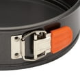 thumbnail image 4 of Rachael Ray 9-Inch Nonstick Bakeware Oven Lovin’ Springform Pan, Gray with Orange Grip, 4 of 5