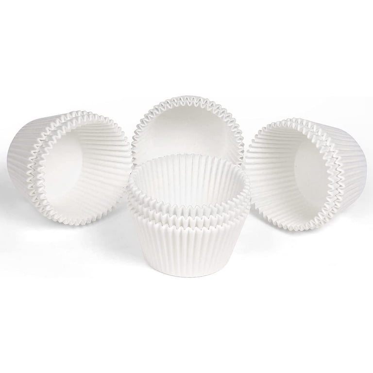 Gifbera Standard White Cupcake Liners Baking Cups / Cases 400-Count