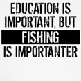thumbnail image 3 of CafePress - Fishing Is Importanter Sweatshirt - Crew Neck Sweatshirt, 3 of 4