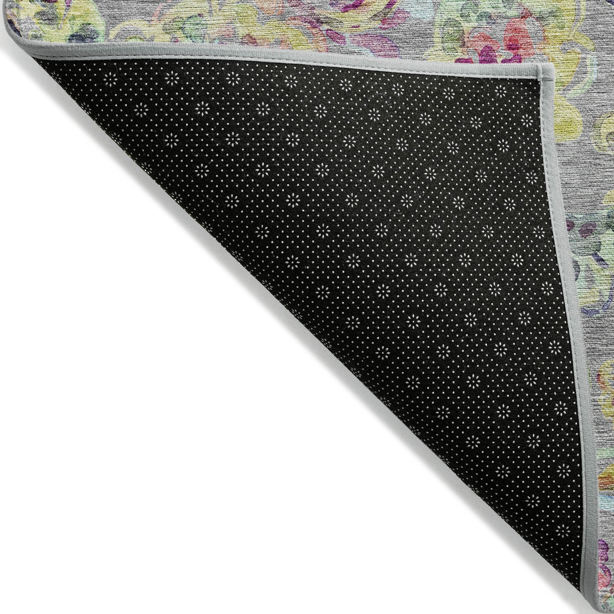 Addison Rugs Chantille Indoor/Outdoor Transitional Paisley Gray Washable Rectangle Rug, 9' x 12'