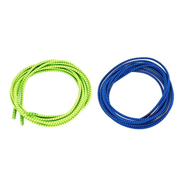 Elastic No Tie Shoelaces for Adults and Children (2Pack) (47" with End