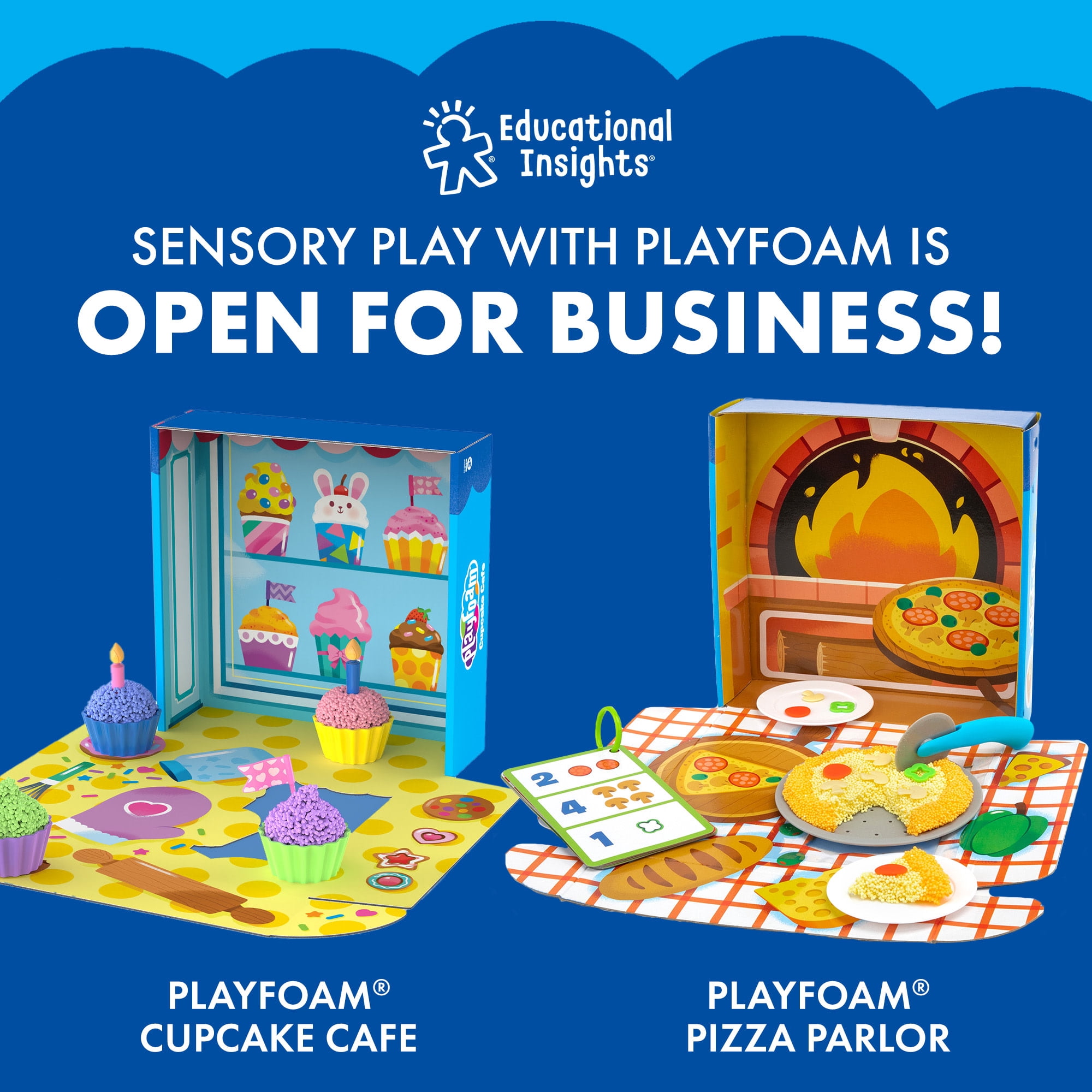 Educational Insights Playfoam Sushi Shop, Shape Sorter, Pretend Play Sensory Toy, Ages 3+