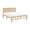 Natural, variant on LHYY 1pc Contemporary Natural Finish Full Size Platform Bed Frame Wooden Bedroom Furniture Bed in a Box
