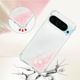 thumbnail image 4 of Case for Google Pixel 9 Case Glitter Cute Luxury Love Liquid Quicksand Clear Soft TPU Girls Women Stylish Bumper Shockproof Protective Cover for Google Pixel 9 / Pixel 9 Pro Pink YB, 4 of 14
