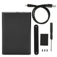 thumbnail image 2 of HDD Enclosure,USB2.0 Aluminum Alloy Brushed Hard Disk Box Mobile Hard Disk Box Eco-Friendly Materials, 2 of 12