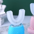 thumbnail image 4 of Adult Sonic Electric Toothbrush U Shaped 360 Degrees Teeth Whitening Toothbrushe Pink, 4 of 5