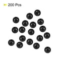 thumbnail image 3 of Unique Bargains Perles de Pêche Rondes en Plastique 3 mm Outil d'Attirail Noir 200 Pcs, 3 of 5