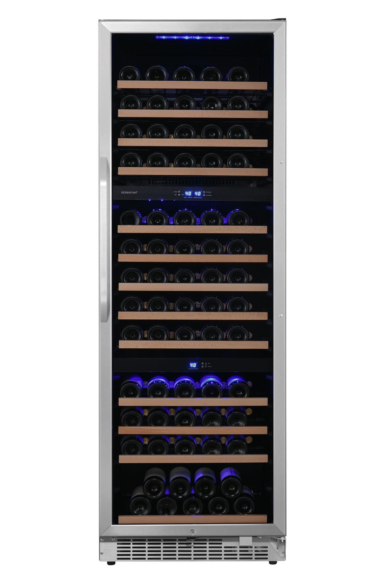 EdgeStar 131 Bottle 24 Built-In Triple Zone Wine Cooler