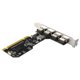 thumbnail image 5 of Tarjeta PCI GODSHARK USB 2.0 interna de 5 puertos (4 de salida y 1 de entrada), 5 of 6