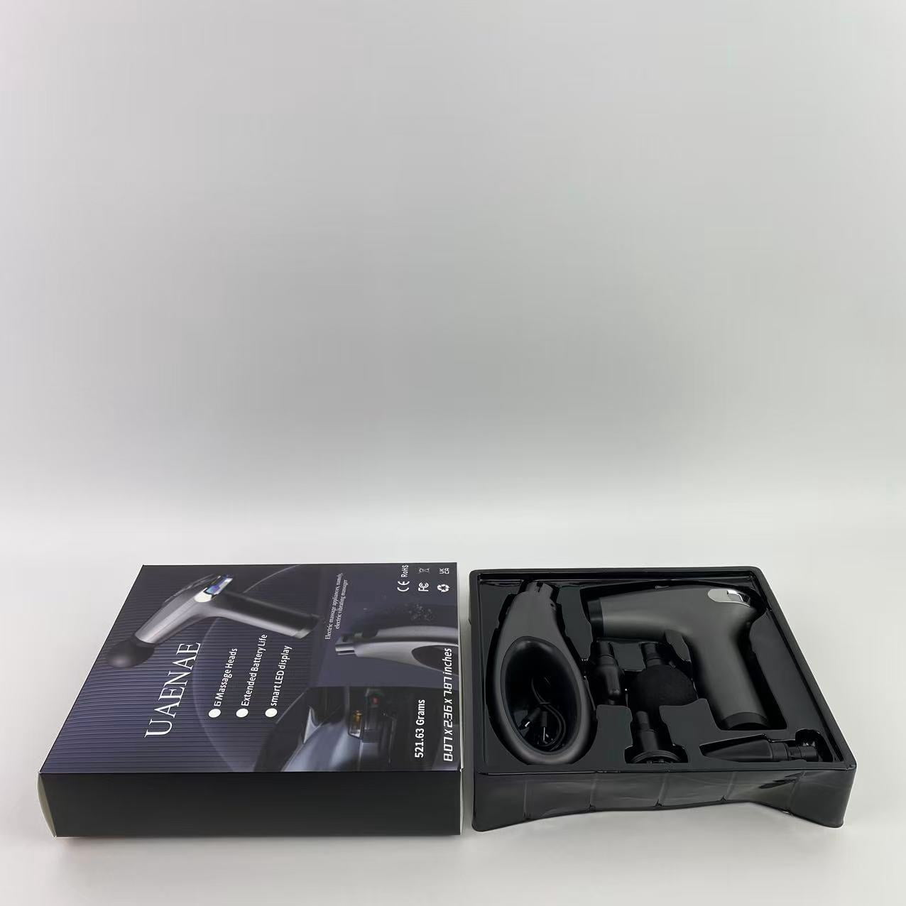 UAENAE Electric massage appliances, namely, electric vibrating massager,Massage Gun, Muscle Therapy Gun for Athletes