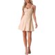thumbnail image 1 of Vestido sin mangas de mujer con tirantes de cuadros y cremallera frontal XL caqui, 1 of 6