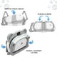 thumbnail image 5 of Bañera Para Bebe Con Cojin Plegable Tina de Baño para Bebe Bañera para Bebés y Niños Pequeños Plegable Portatil con Medidor Digital de Temperatura Tamaño Infantil, 5 of 6