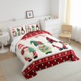 thumbnail image 3 of Manfei Cartoon Xmas Gnome Full Size Comforter Sets,Merry Christmas Bedding Comforter Set,Wild Deer Skull Bedding Sets For Girl Boys,Ultra Soft Home Decor Reversible,3 Pieces, 3 of 8