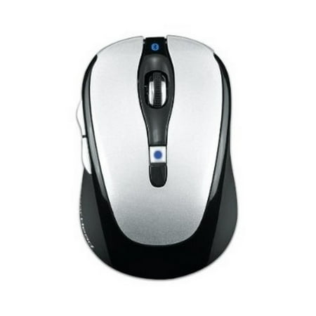 Refurbished BT9500 Bluetooth Laser Mouse for MacBook Pro - Silver w/ Black (Best Bluetooth Mouse For Macbook)