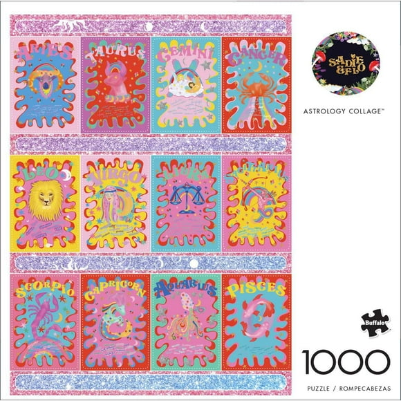 Buffalo Games – Contemporary Art series - Astrology Collage - 1000 Piece Jigsaw Puzzle