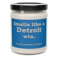 thumbnail image 2 of Detroit Football - "Smells Like a Detroit Win" Scented Candle, 2 of 4