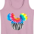 thumbnail image 3 of Mickey & Friends - Tie Dye Zebra Fill - Women's Racerback Tank Top, 3 of 5