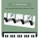 thumbnail image 2 of Perchero montado en la pared – 8.0 in de largo, soporte para llaves para pared, resistente, ganchos para abrigos para pared, soporte para pared sin daños con 4 ganchos, 2 of 5