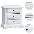 thumbnail image 6 of yotijay 1:12 Dollhouse Wooden NightStand Dollhouse Bedroom Furniture for Mini Room Scene White, 6 of 9
