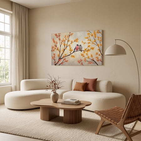 1.5-Inch Thick Canvas Print Wall Art for Living Room, Bedroom, Office or Entryway – Decorative Wall Decor with Foxes In Suits With Money Bags -24Lx 16x 1.5 in