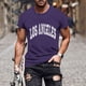 thumbnail image 5 of Camisetas de Manga Larga para Hombres Blusa de Cuello Redondo de Impresión Deportiva, Camiseta de Manga Corta de Moda para la Primavera Y Diaria, 5 of 5