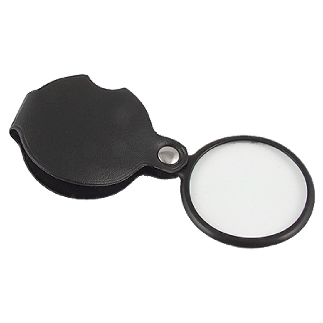 MAGNIFIER KEY CHAIN 3x MAGNIFICATION FAUX LEATHER BODY