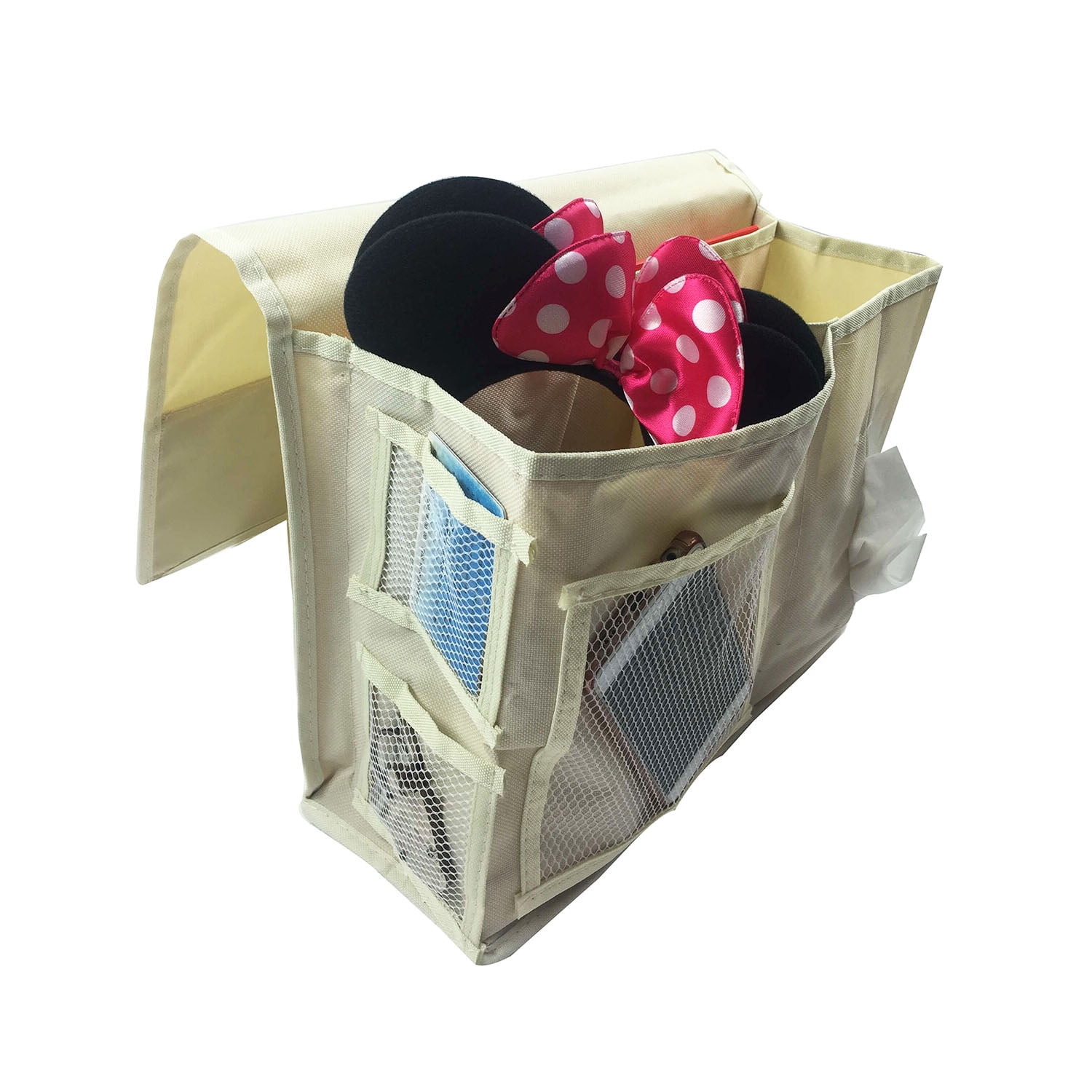 INTBUYING Bedside caddy Hanging Pocket Organizer for Room Remote Dorm