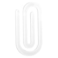 thumbnail image 1 of DJN Home & Garden Sublimation Blanks Acrylic Paper Clips 4" X 2" Paper Clips Clear For Heat Transfer DIY Design School Classroom Stationery Home Crafts, 1 of 8