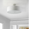 thumbnail image 6 of SAFAVIEH Jolana 20 in. Modern 3-Light White Iron Mount Light with 100% Cotton Shade, 6 of 8