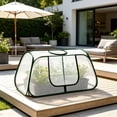 thumbnail image 6 of Cififendec Heavy Duty Mesh Plant Protection Tent, 45.28"×21.65", Breathable Shade Cover for Seedling Cultivation, Outdoor Garden Plant Guard, Courtyard Gardening Tool, 6 of 6