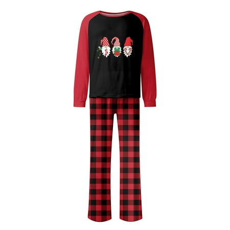 

Clearance Before Christmas！Gotyou Family Grinch Pajamas Christmas Prints Family Matching Long Sleeve Tops+Pants Set Family Matching Sets