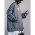 thumbnail image 2 of Niepce Inc Cotton Streetwear Kanji Embroidery Crewneck Sweatshirt (Men's), 2 of 9