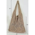 thumbnail image 4 of Kukuzhu Women Knit Hobo Tote Bag Aesthetic Crochet Handbags Casual Mesh Shoulder Handbag Hand Crochet Bags Purse, 4 of 8