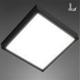 thumbnail image 3 of Lámpara De Techo LED Illux Spot Cuadrado De sobreponer Panel Fat 15 Watts 17 cm Luz Neutra 4000 K Negro TL-2816.N40, 3 of 8