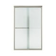 thumbnail image 2 of Sterling Finesse 5400 Frameless Bypass Bath Door, 59-5/8 in W X 70-1/16 in H, Nickel, 2 of 2