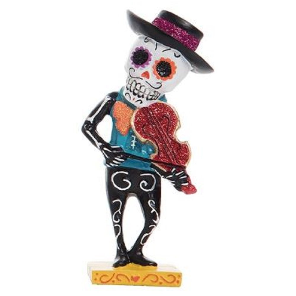 Halloween Day Of The Dead El Mariachi Skelton Band 4.5" New 16748 You Pick 