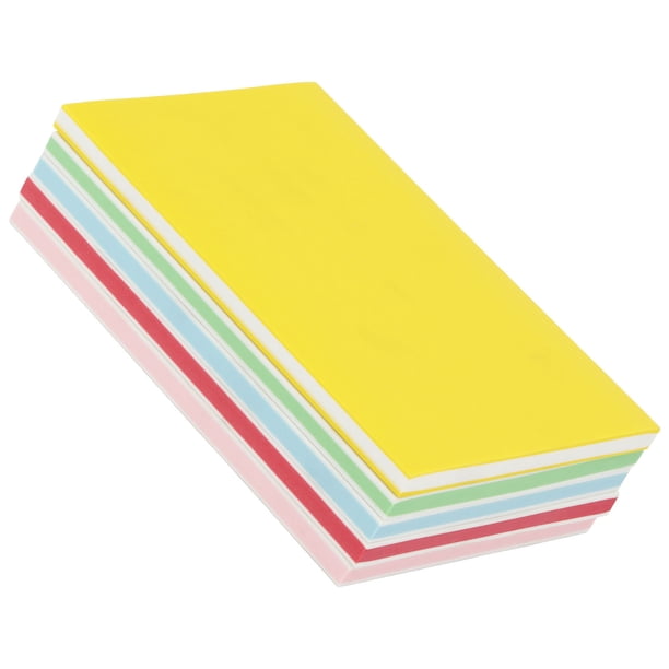 Bloque de goma tallado de sellos TPR Doble cara DIY Tres capas Color Tetragonum Sello Tallado Bloque Hecho a mano Único Durable Caucho Tallado Bloques Kit de sellos de goma para ANGGREK Otros