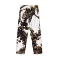thumbnail image 3 of Lsque Skeleton Dance with Mushrooms Print Men's Pajama Pants, Lounge Pant - Comfortable Home Wear,Elastic Waistband, Stylish Design-Large, 3 of 9