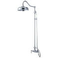 thumbnail image 1 of Kingston Brass Cck6171 Shower Combination With 8 Inch Showerhead - Polished Chrome Finish, 1 of 1