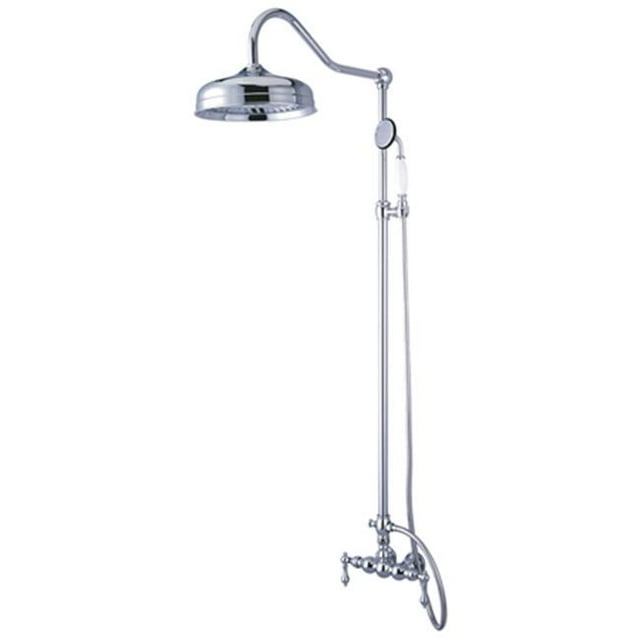 Kingston Brass Cck6171 Shower Combination With 8 Inch Showerhead - Polished Chrome Finish